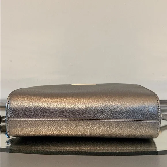 🆕 BRAHMIN Leah Anthracite Moonlit Crossbody Bag Genuine Leather - Picture 6 of 16